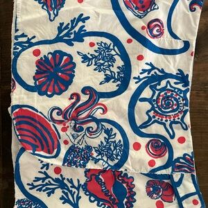 Lilly Pulitzer Blue and Red Patterned Skort